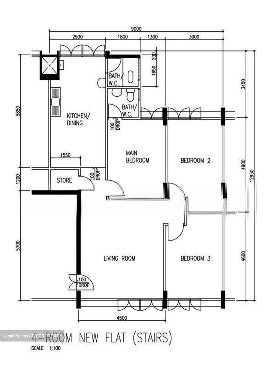 Blk 205 Clementi Avenue 6 (Clementi), HDB 4 Rooms #614721081